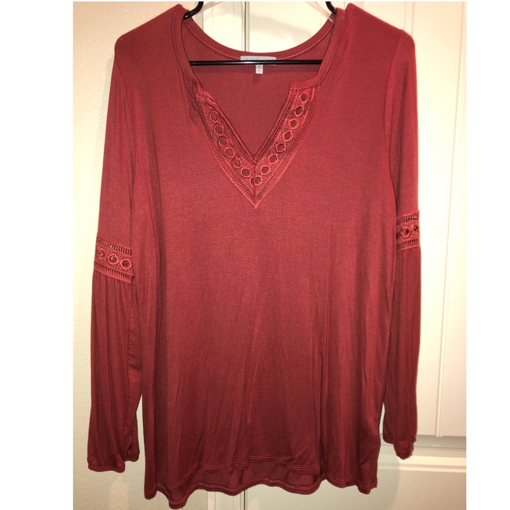 Burnt Orange Blouse